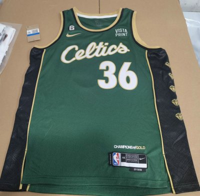 Maillot de Basket #36 Smart Celtics 22-23 city Vert